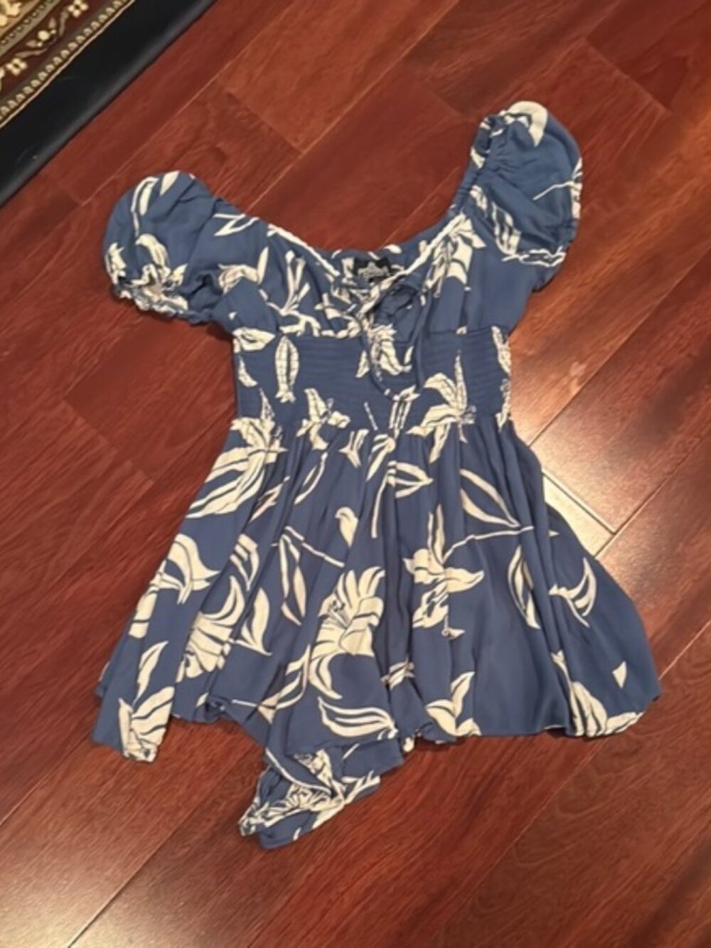 Blue Floral Jumper